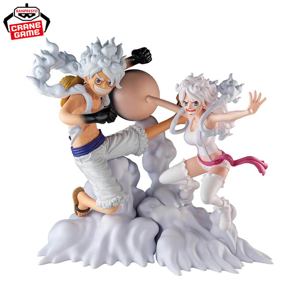 Set de 2 figurine Luffy et Bonny en gear 5