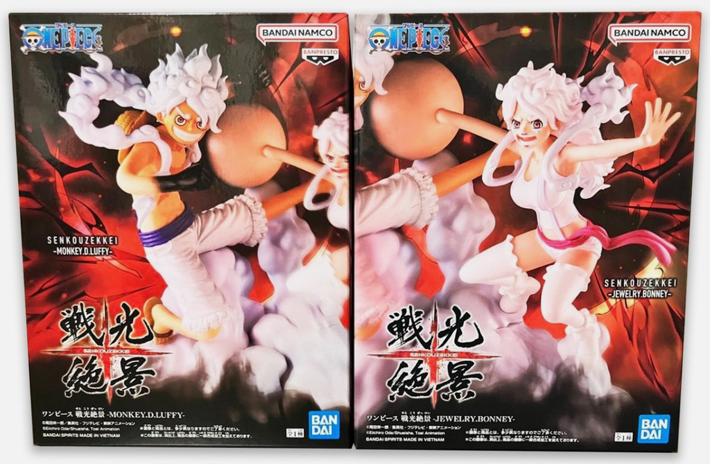 Set de 2 figurine Luffy et Bonny en gear 5